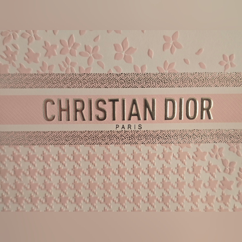 Christian Dior Pink Gift Bag with Ribbon - Picture 4 of 6